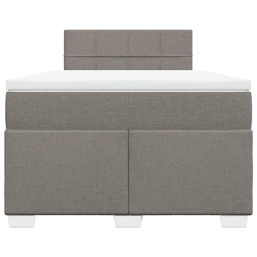 Giroletto a Molle con Materasso Tortora 120x190 cm in Tessuto 3285831