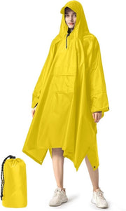 Impermeabile Poncho Unisex per Bicicletta, Camminata, Festival e Attività All'aperto