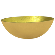 Lavandino in Vetro 50x37x14 cm Oro CFW8313079