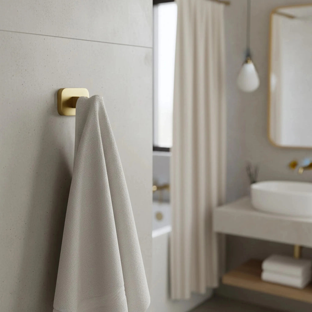 Portasciugamano Da Bagno Nico 5905 Brush Gold