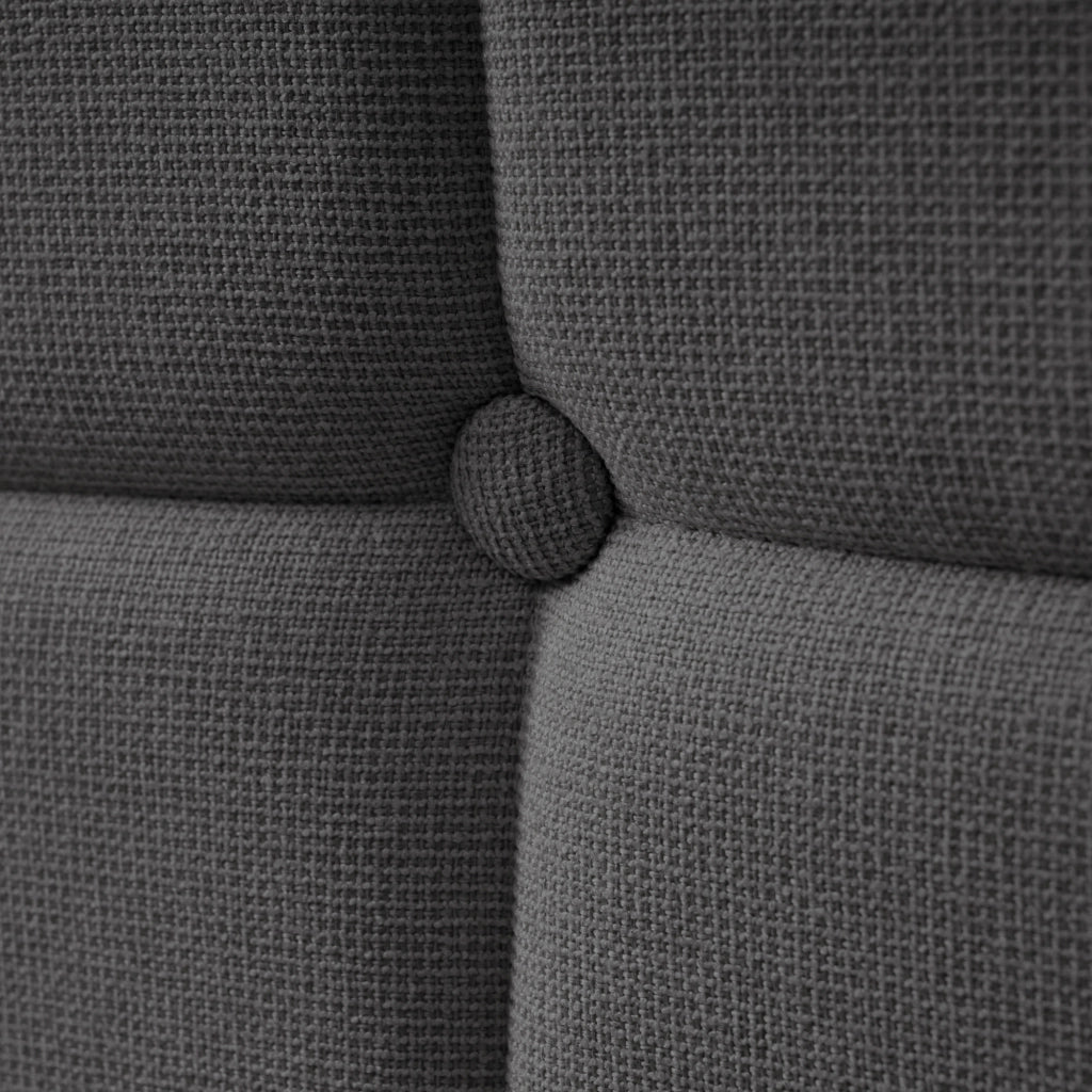 Letto con Cassetti Singolo 90×200 cm con 2 Cassetti; USB; Prese e LED; senza Materasso; Grigio