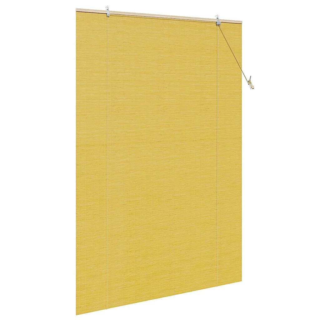 vidaXL Tende e Tapparelle per Finestre con tende Giallo Bambù