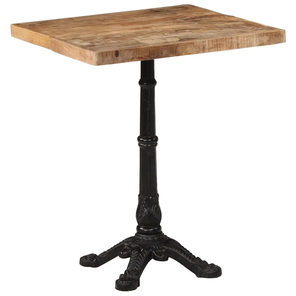 Tavolino da Bistrot 60x60x77 cm in Legno di Mango Grezzo cod mxl 88662