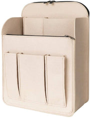 Organizzatore di Tasca per Borsa XL con Chiusura e Cinturino per Donne e Uomini, con Porta Chiavi, Borsa Organizzatore per Borsa in Beige