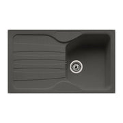 Lavello 1 vasca con gocciolatoio reversibile Franke CUG 611 in fragranite grafite