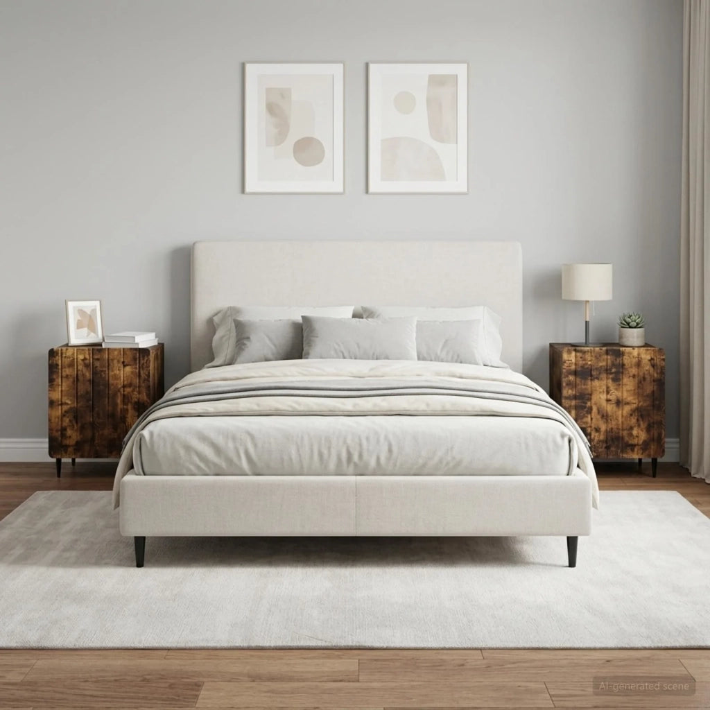 Armadio da Notte 2 pcs Rovere Fumo 43 x 34,5 x 52 cm 894346