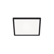 Plafoniera Moderna Slim Plastica Nero Led 18W 4000K