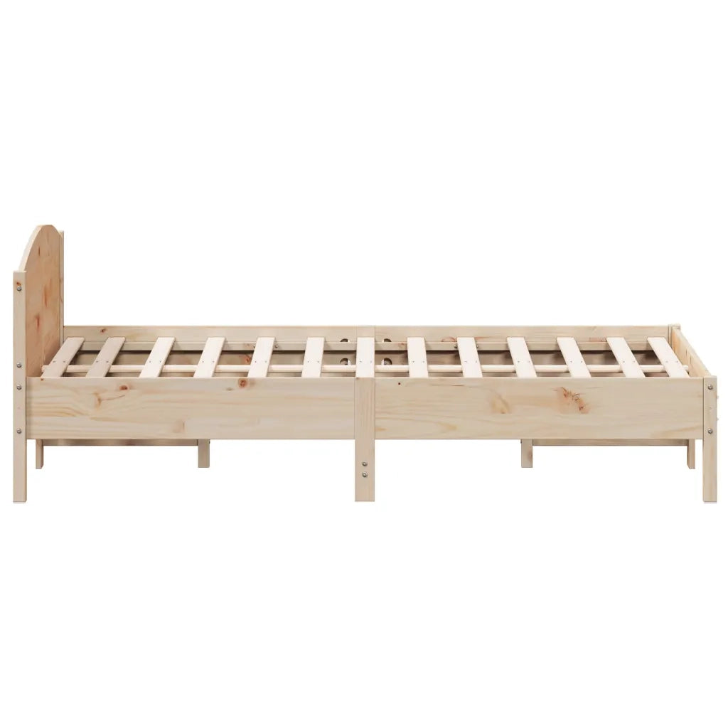 Giroletto senza Materasso 150x200 cm in Legno Massello di Pino 3216197