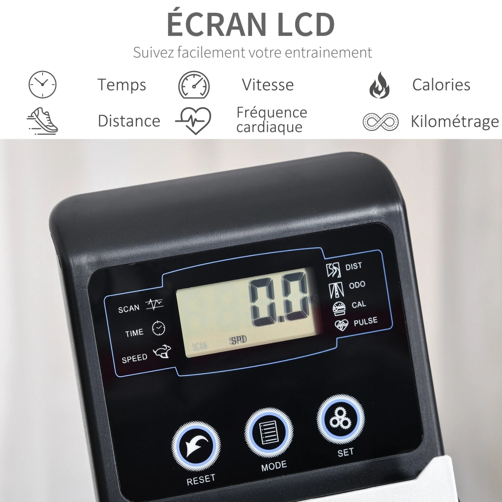 Cyclette reclinata magnetica ¨C Zephmum ¨C Display LCD, 8 livelli di resistenza