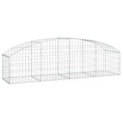 Cesto Gabbione ad Arco 200x50x40/60 cm Ferro Zincato