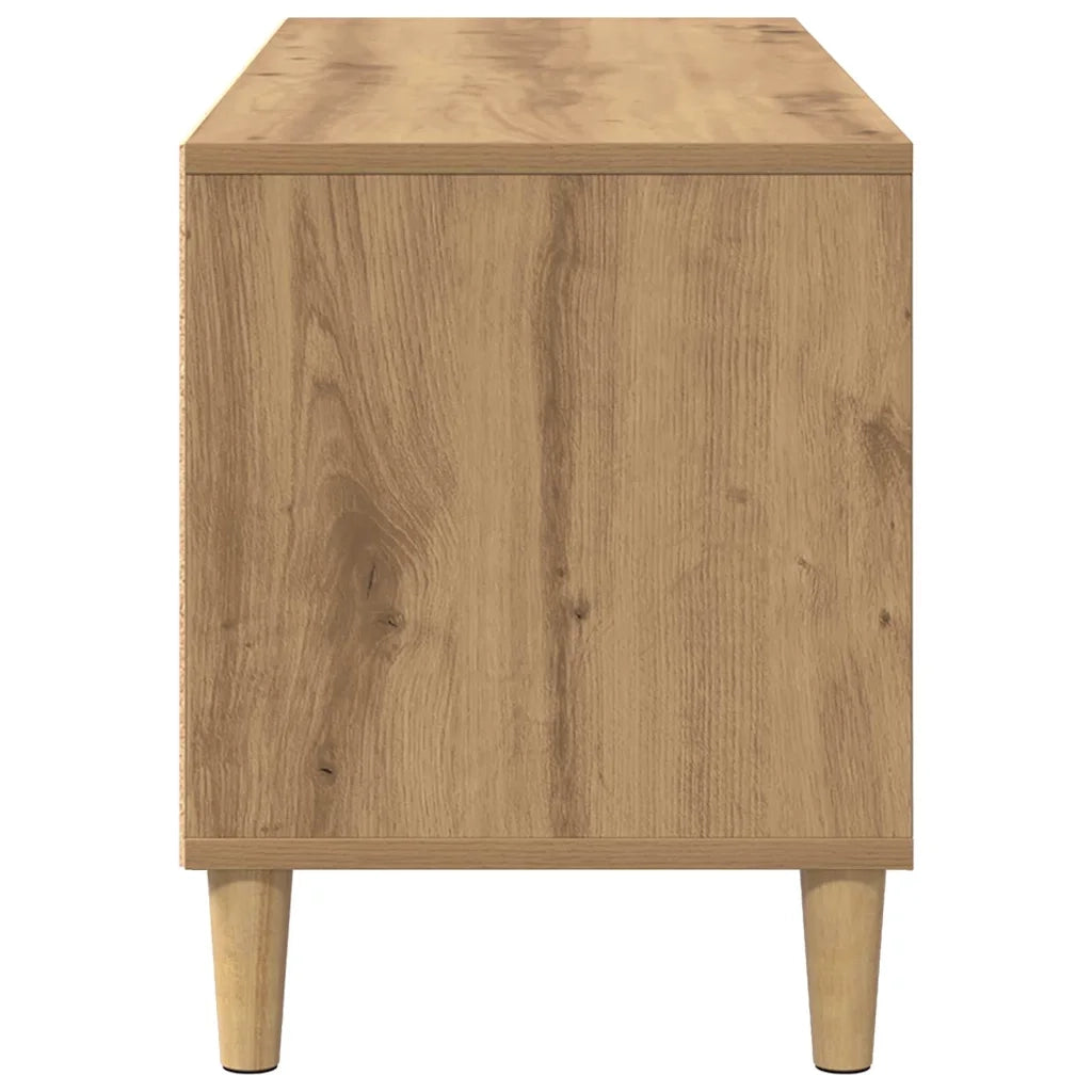 Mobile TV con cassetto-Credenza TV-Console TV Rovere artigianale 100 x 34,5 x 44,5 cm 938472