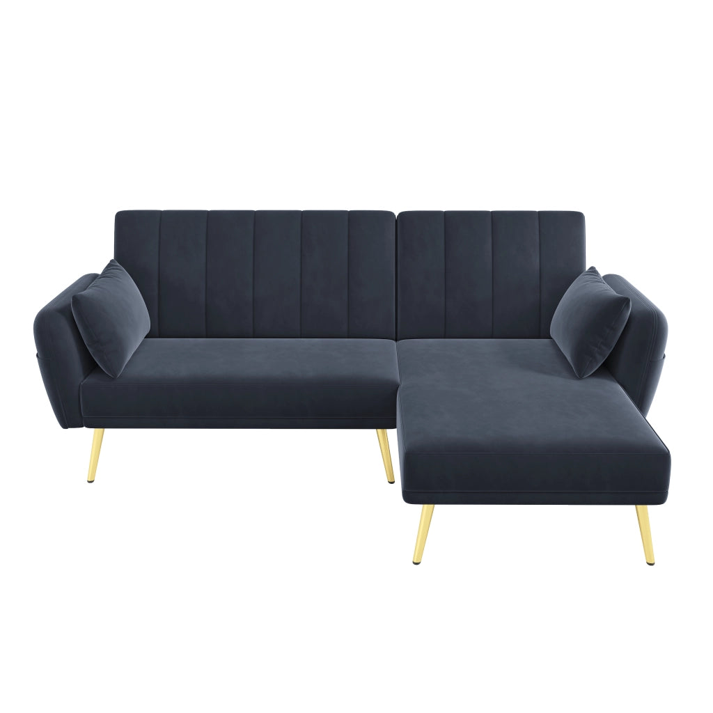 Divano Letto Angolare con Funzione Letto ¨C MINIMAL ¨C Tessuto, Estraibile