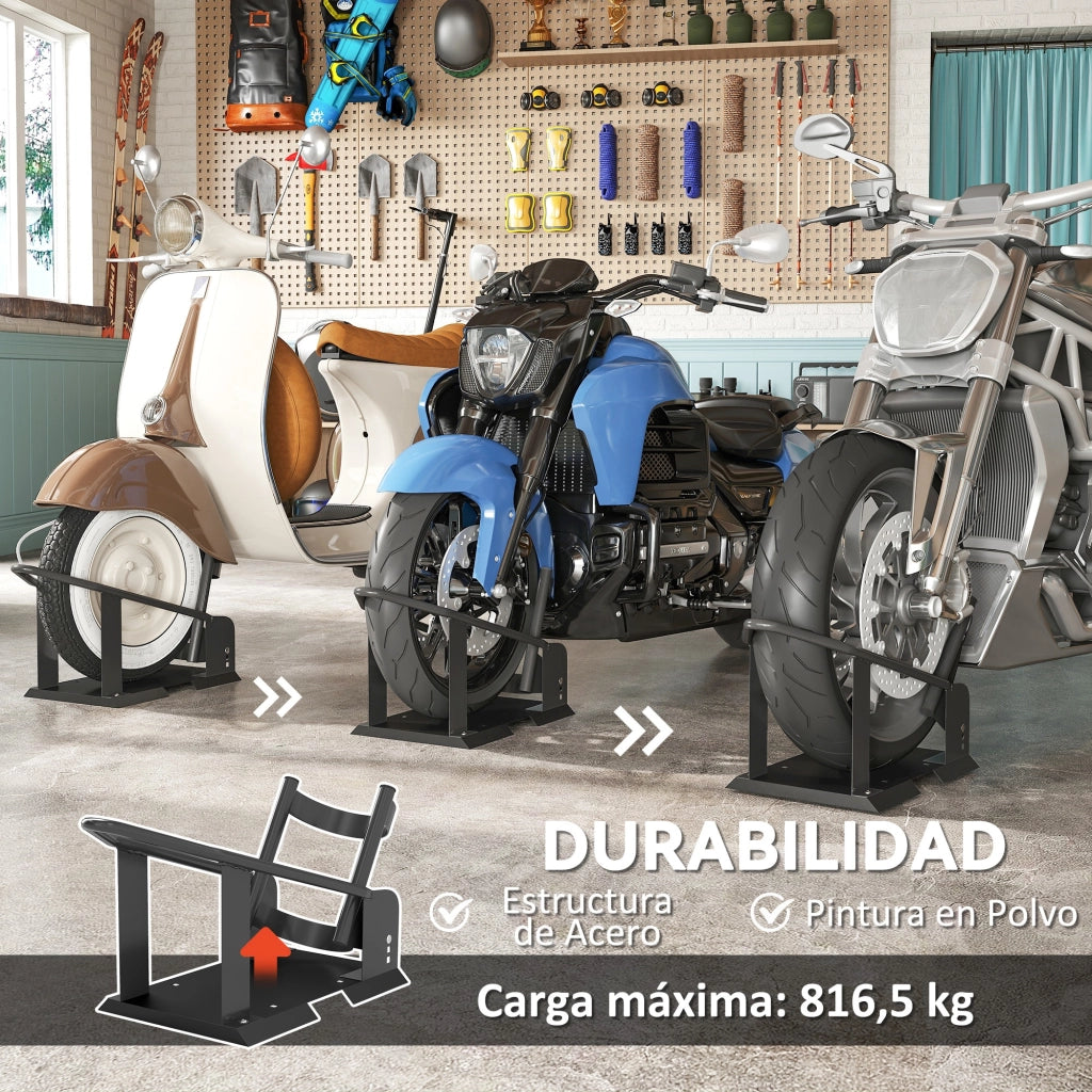 Supporto Ruota Motocicletta ¨C zephmum ¨C Nero 38,1-53,34 cm