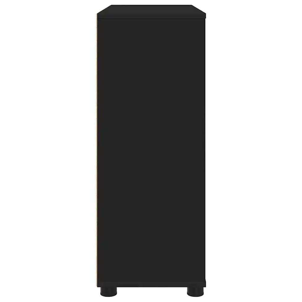 Armadio Nero 80 x 31 x 81 cm Legno multistrato