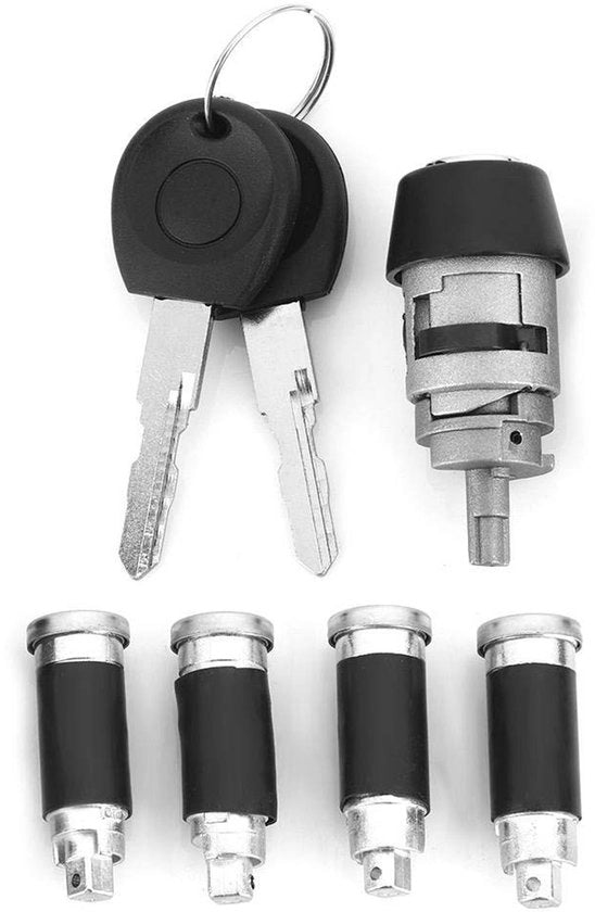 Contattatore 7 posizioni - Alluminio - Chiave cilindrica - Adatto per T4 1990-2003 - Incluso 5 x Contattatore - 2 x Chiavi - Chiave