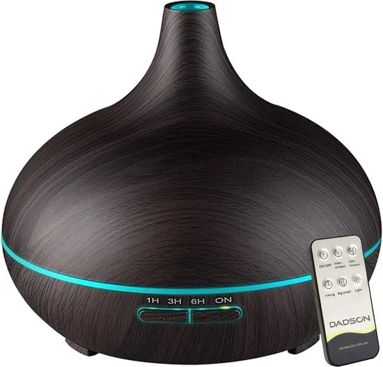 Diffusore di aromi - libero da BPA, aromaterapia, umidificatore ultrasonico \ umidificatore silenzioso ultrasonico per l'aromaterapia