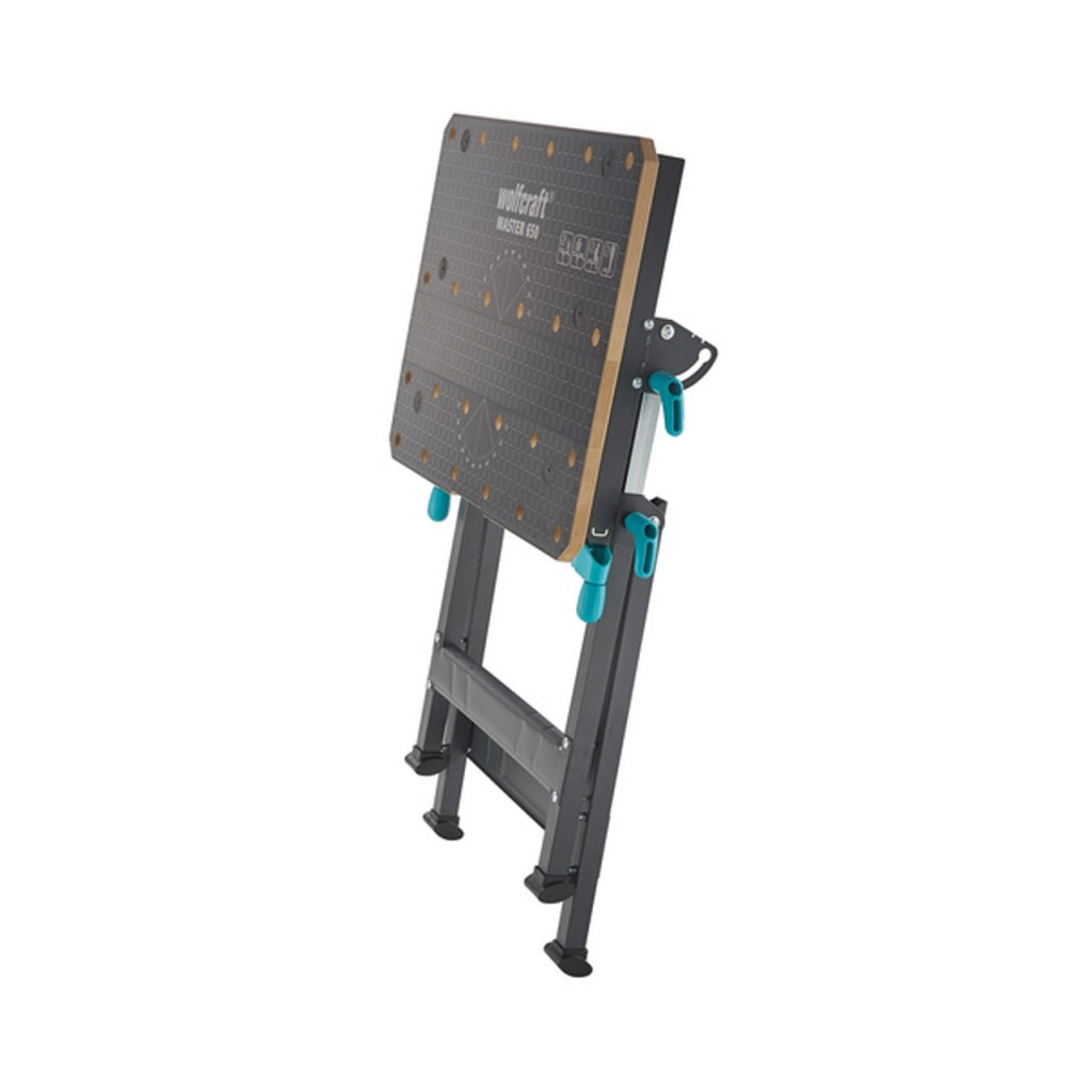 Wolfcraft MASTER 650 ERGO Banco da Lavoro e Morsa Regolabile in Altezza – 6870000