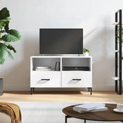 Mobile Porta TV-Mobile per TV-Credenza TV Bianco 80x36x50 cm in Legno Multistrato 304226