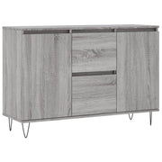 Buffet credenza cassettiera armadio mobile contenitore organizer cucina soggiorno salotto Sonoma 104 x 35 x 70 cm legno ingegnerizzato grigio 02_0036278