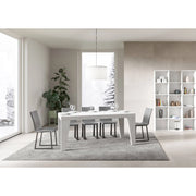 Tavolo allungabile 200/460x90 cm Naxy - Bianco Frassino