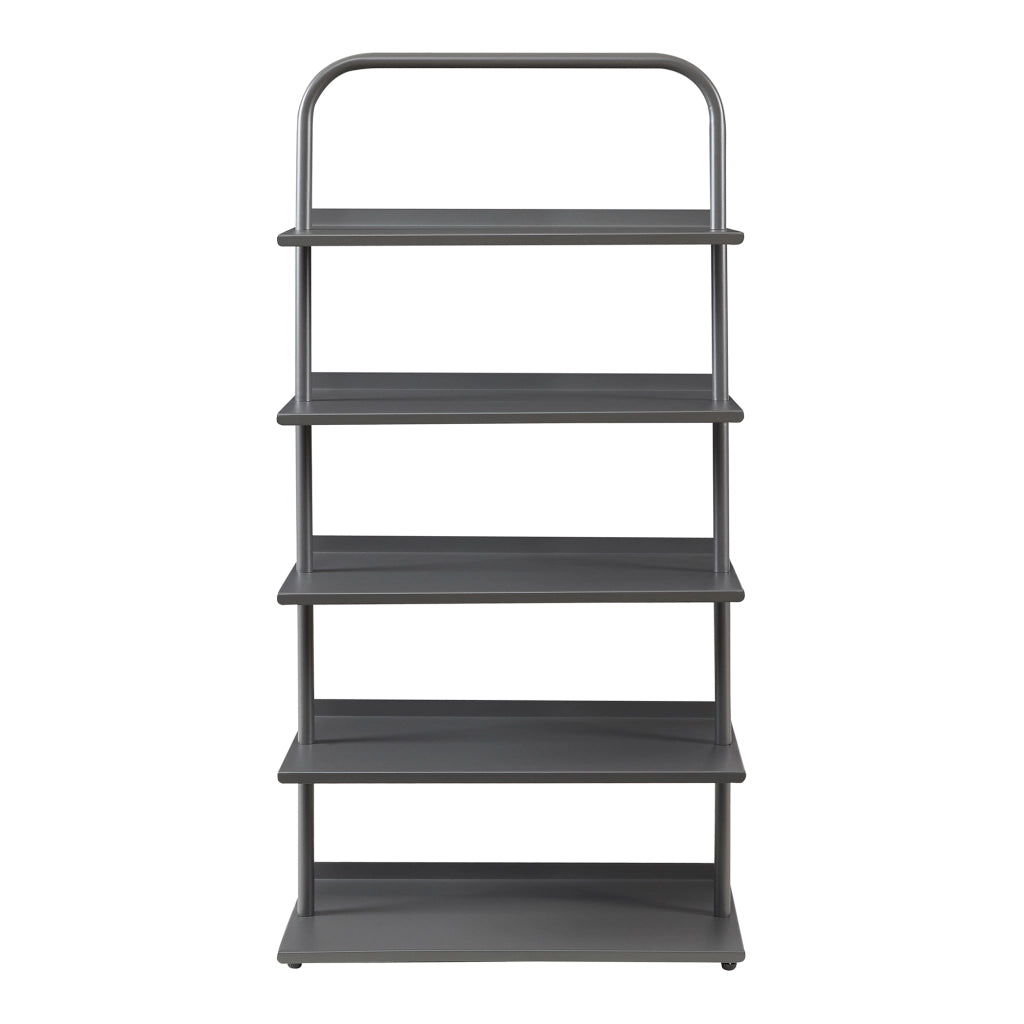 Scaffale Portascarpe Poytya Scarpiera a 5 Livelli 119 x 60 x 32 cm - Antracite [en.casa]