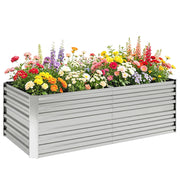 Tavolo da pranzo esterno in polyrattan ¨C zephmum ¨C grigio 180x90x59 cm