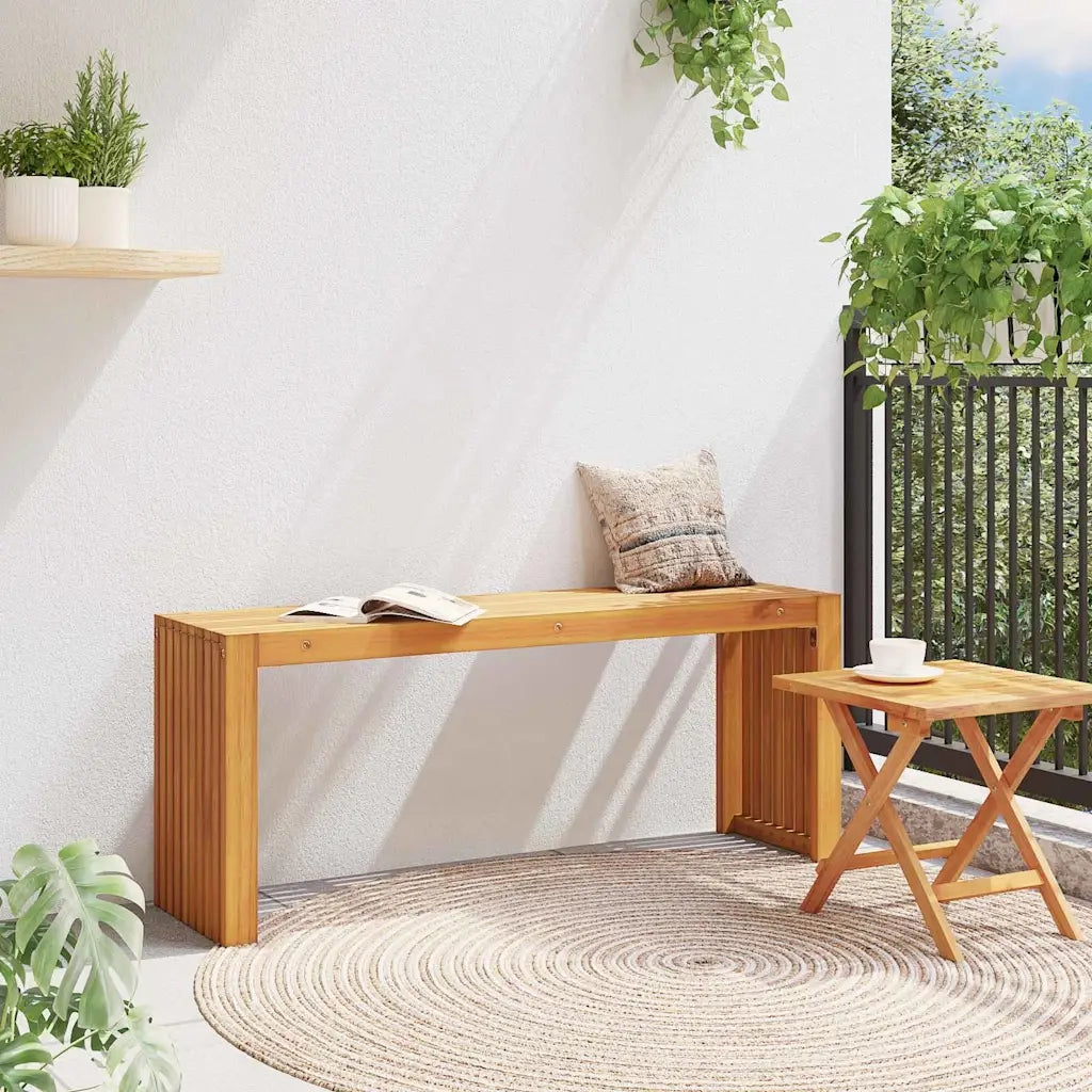 panchina Olio Naturale 110 x 30 x 45 cm Legno di teak solido 4108118