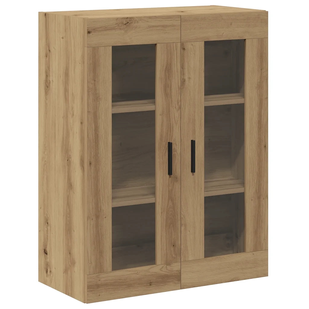 Mobile a Parete Rovere Artigianale 69,5x34x90 cm 857331