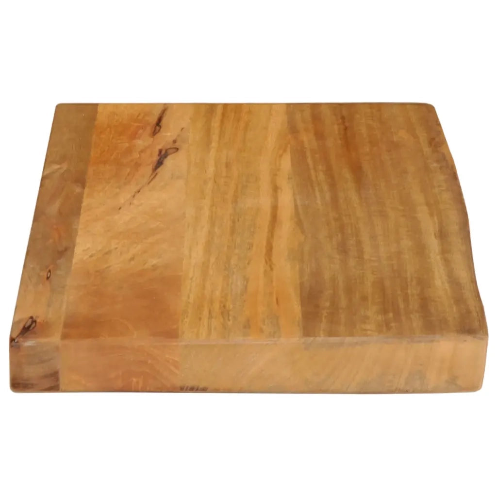 Piano Tavolo Bordi Vivi 40x20x3,8 cm in Legno Massello di Mango 370558