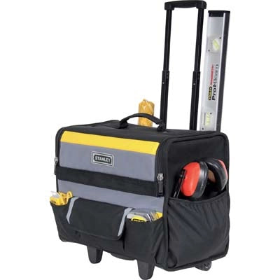 BORSA PORTAUTENSILI SU RUOTE STANLEY  18 MANICO TELESCOPICO CM 46X33 H.CM 45 197515