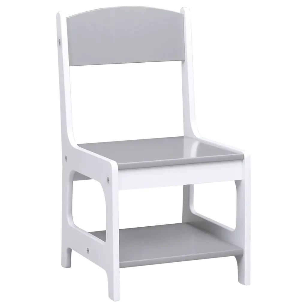 Tavolo per Bambini con 2 Sedie Bianco in MDF cod mxl 78406