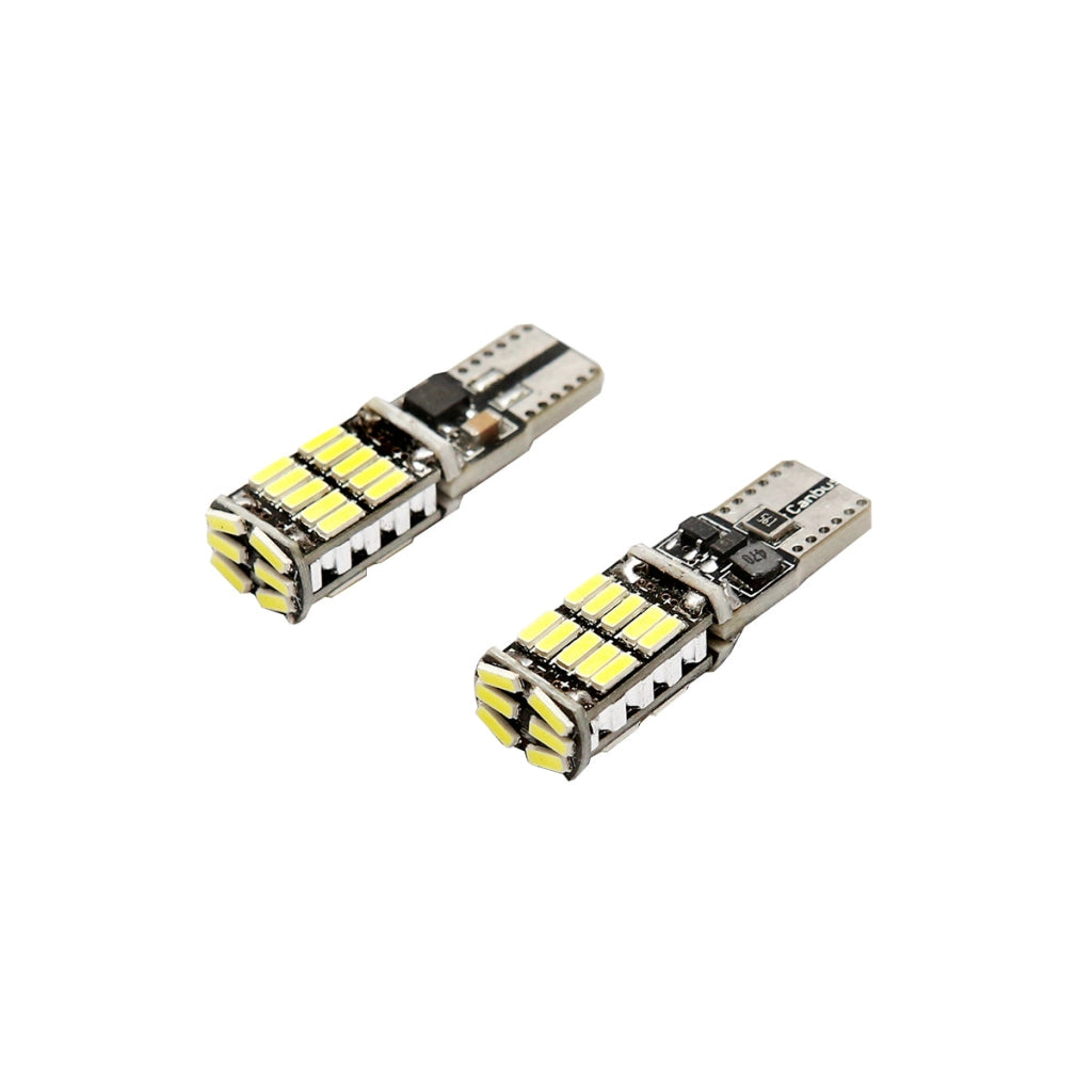 Set di 2 lampadine LED SMD 12V T10 0,2A luce fredda