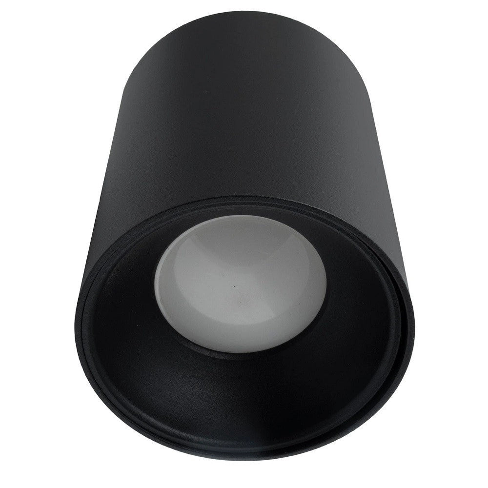 Trade Shop - Plafoniera Moderna Faretto Cilindro Esterno Da Soffitto Attacco Gu10 Luce 230v -