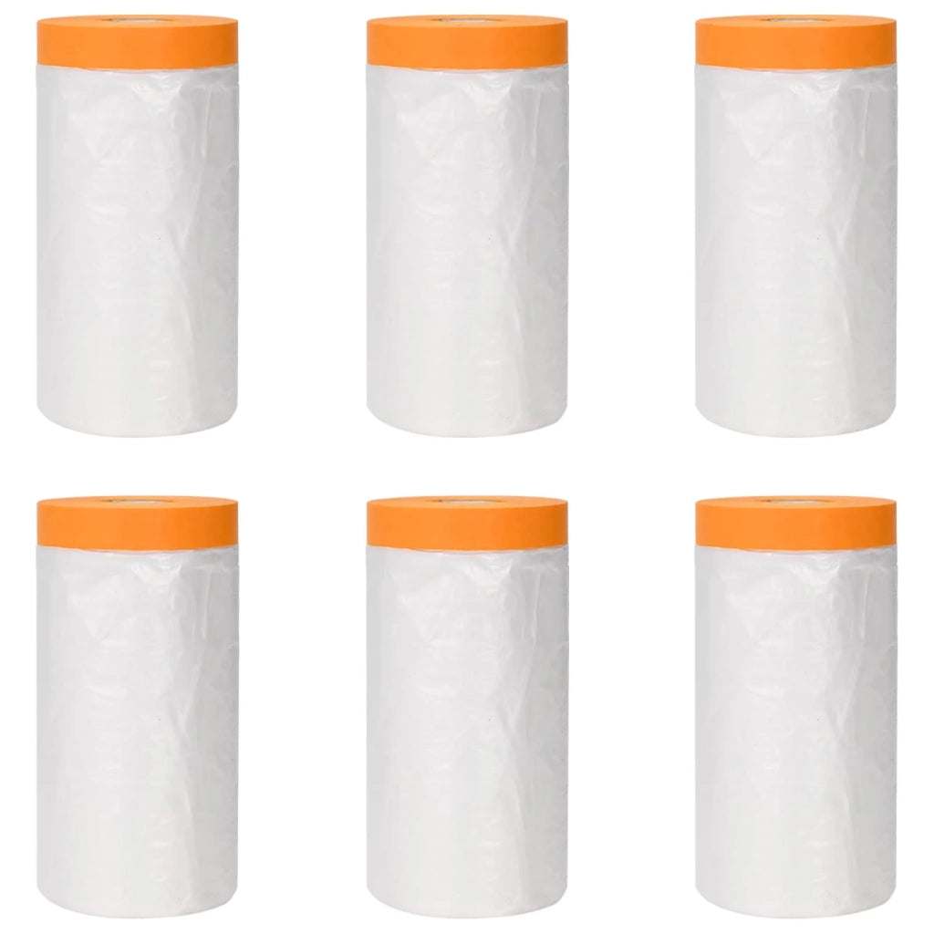 Telo per polvere con nastro adesivo 6 pz 110 x 3300 cm HDPE CFW8376984