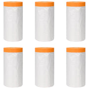 Telo per polvere con nastro adesivo 6 pz 110 x 3300 cm HDPE CFW8376984