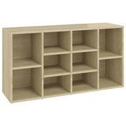 Panca portascarpe mobiletto porta-stivali cassettiera mensola mobile da ingresso rovere Sonoma 103 x 30 x 54,5 cm legno ingegnerizzato marrone 02_0022943