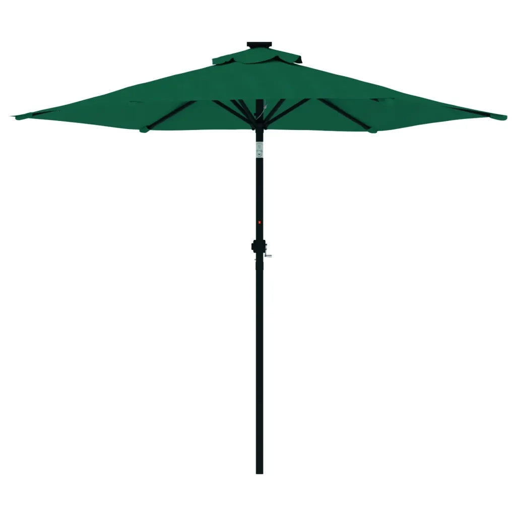 Ombrellone Giardino con Palo in Acciaio Verde 225x225x212 cm 4005059