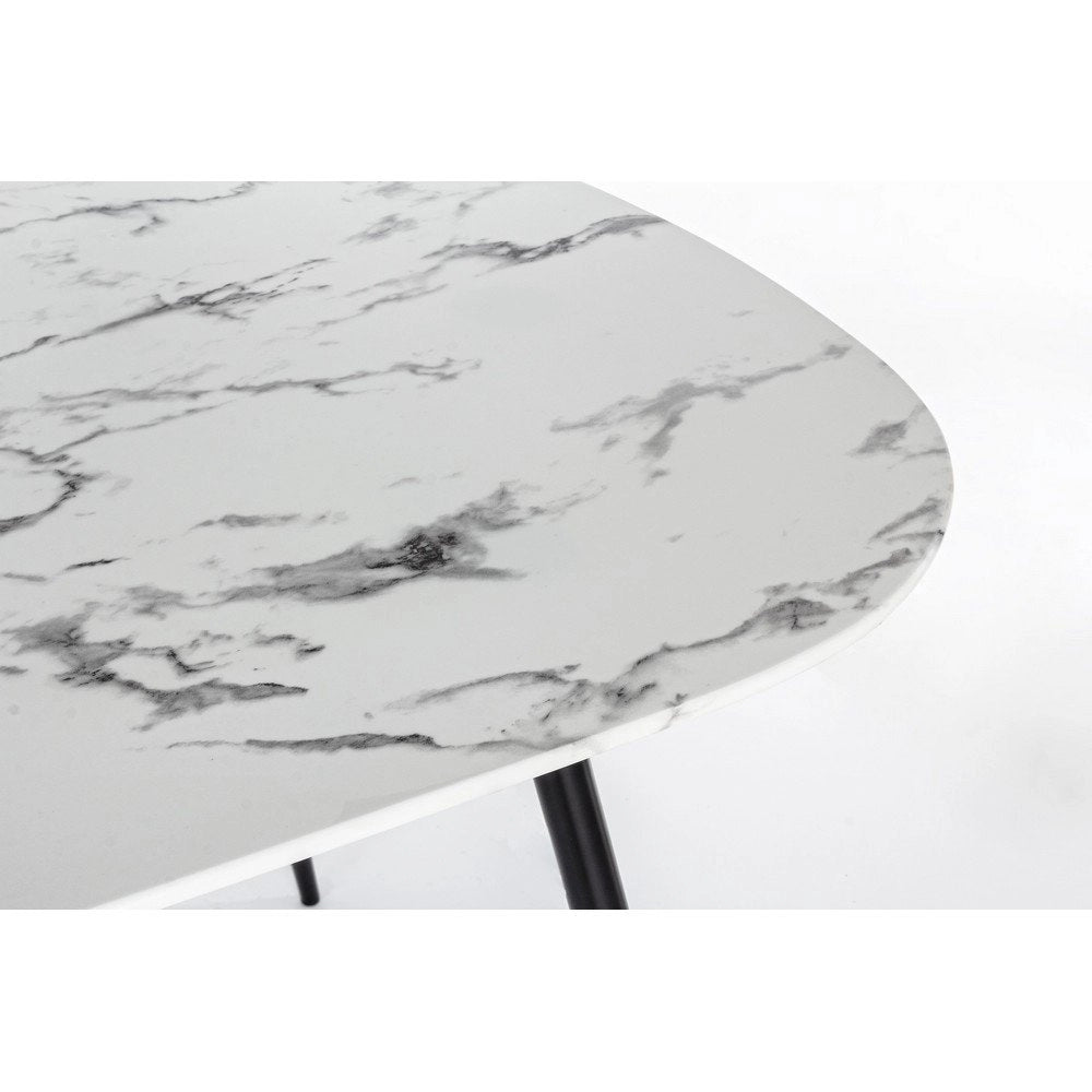 Tavolino Bianco Moderno da Interno 110x50 cm - FREYA