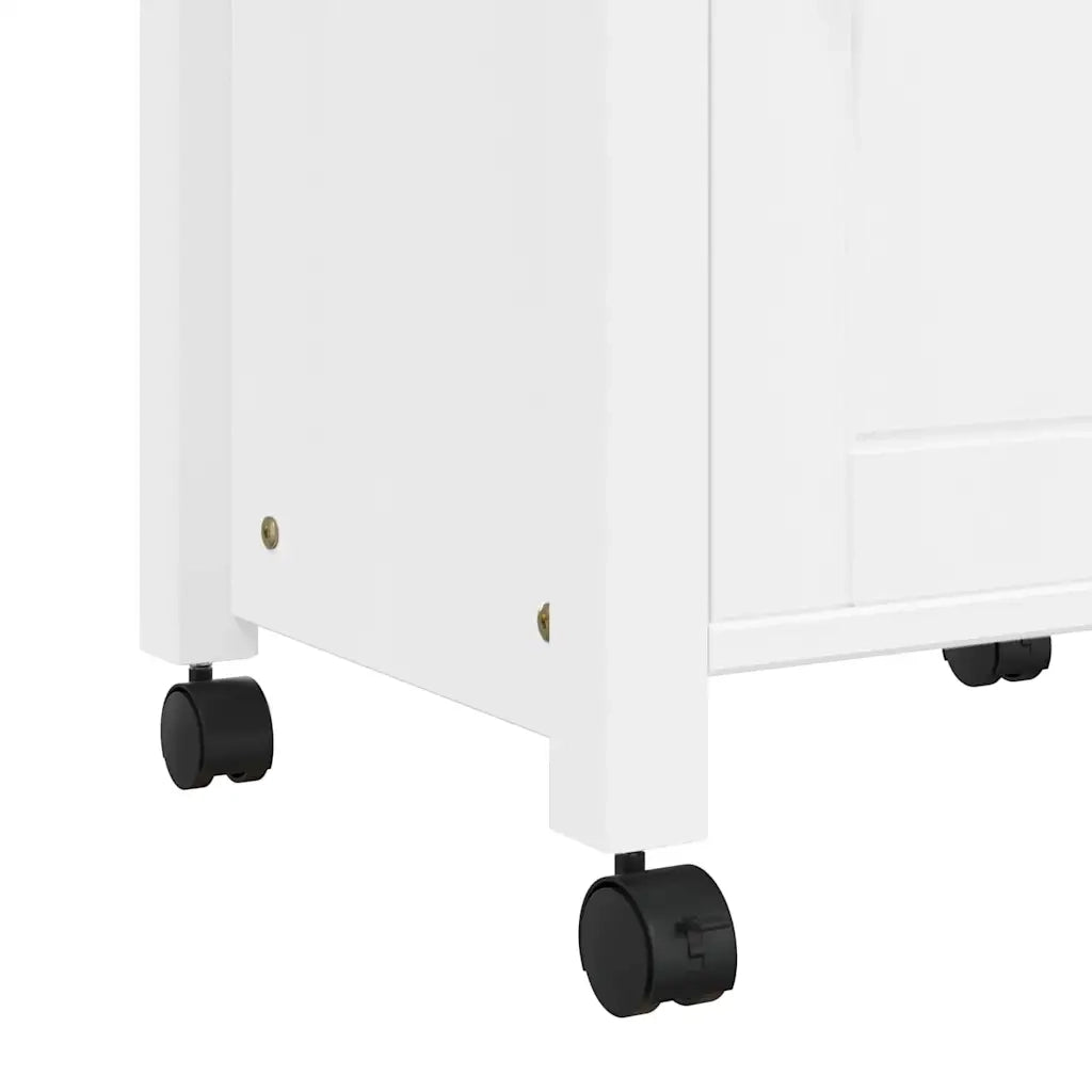 Carrello da Cucina MONZA 48x40x88,5 cm in Legno Massello di Pino 376090