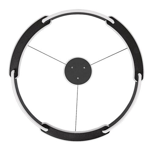 Lampadario LED ring Sindri Rabalux nero Ø60 45W 3000-4000K