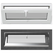 Finestra per Soffitta RISOR 110 x 40 cm PVC e Vetro Antracite CFW7485764