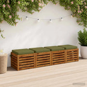 Cuscini per Sedia in 4 Pezzi SOEST 4 pz 100% Poliestere 944382