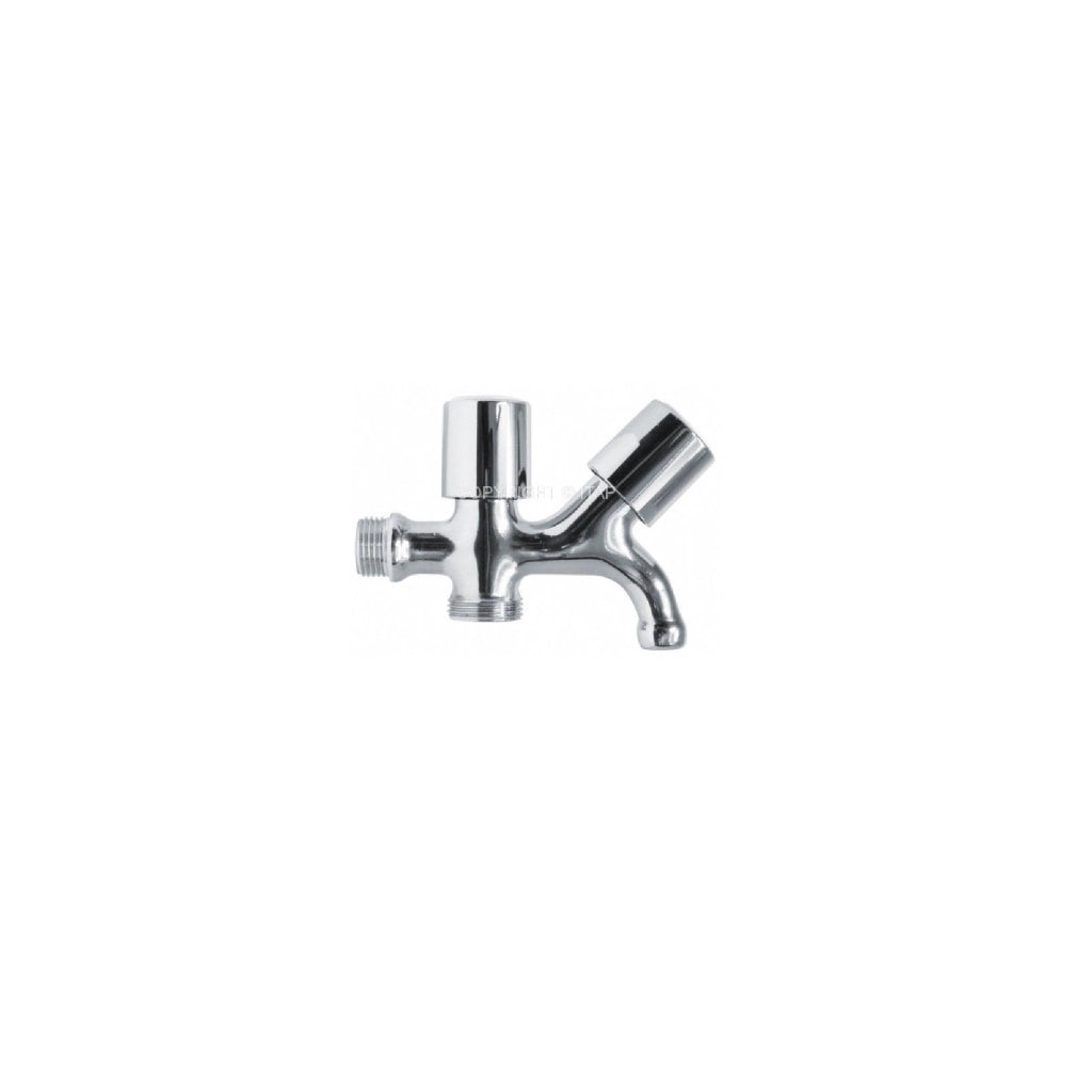 Rubinetto doppio uso Itap con rosone duplex 1/2 carico lavatrice lavastoviglie