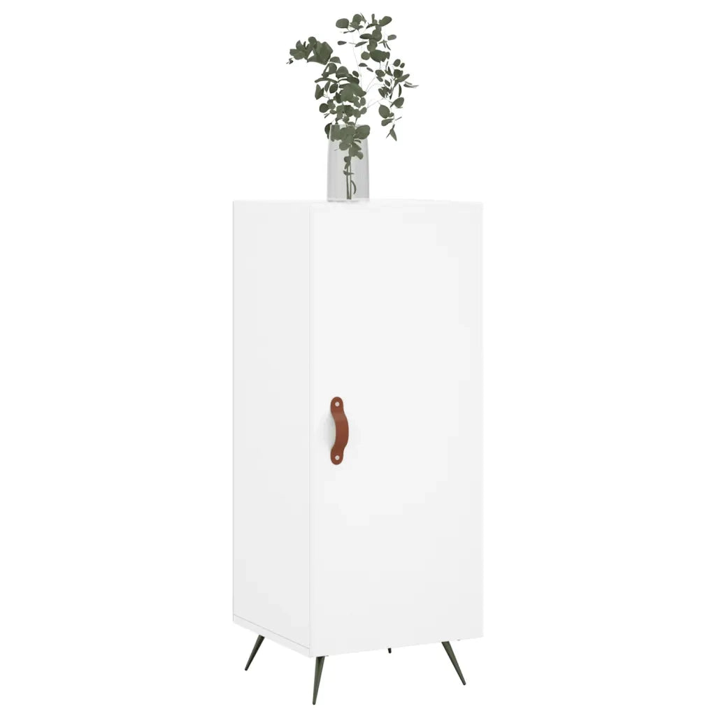 Credenza Bianca 34,5x34x90 cm in Legno Multistrato 828508