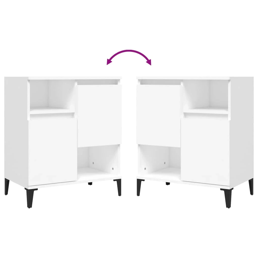 Buffet credenza cassettiera armadio mobile contenitore organizer per cucina soggiorno salotto 60 x 35 x 70 cm legno ingegnerizzato bianco 02_0030362