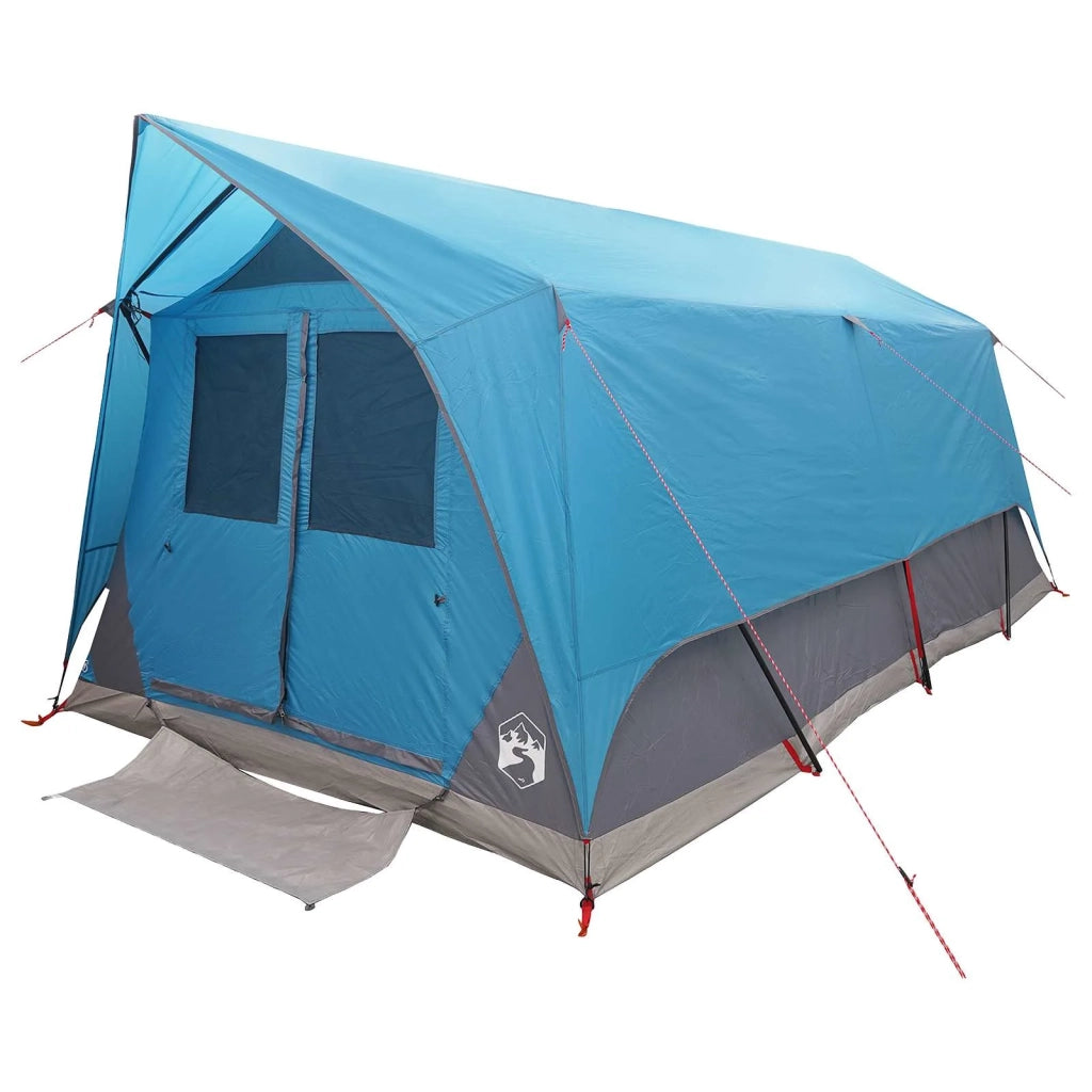 Tenda a tunnel con tetto Blu 10 persone Poliestere e Acciaio 42028662