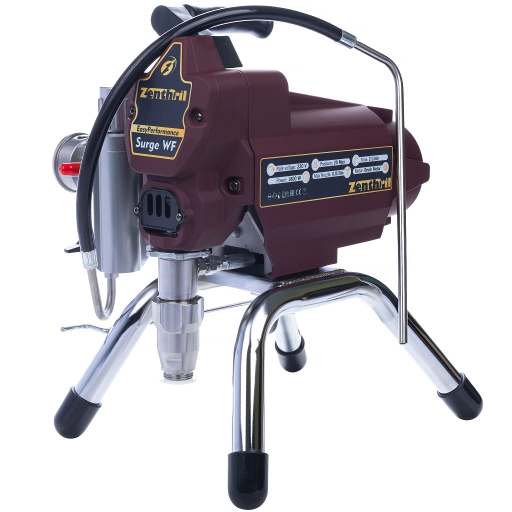 Pompa Airless Zenthril Surge WF – 1800W 20MPa, 2L/min | Tecnologia EasyPerformance | Vernici a Base d'Acqua e Solvente