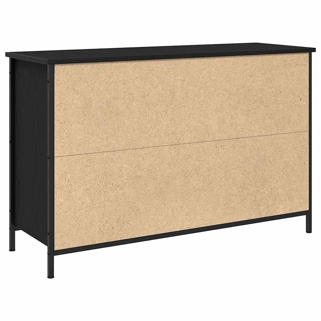 Set mobile TV Rovere Nero 101 x 35 x 65 cm Legno multistrato 862927