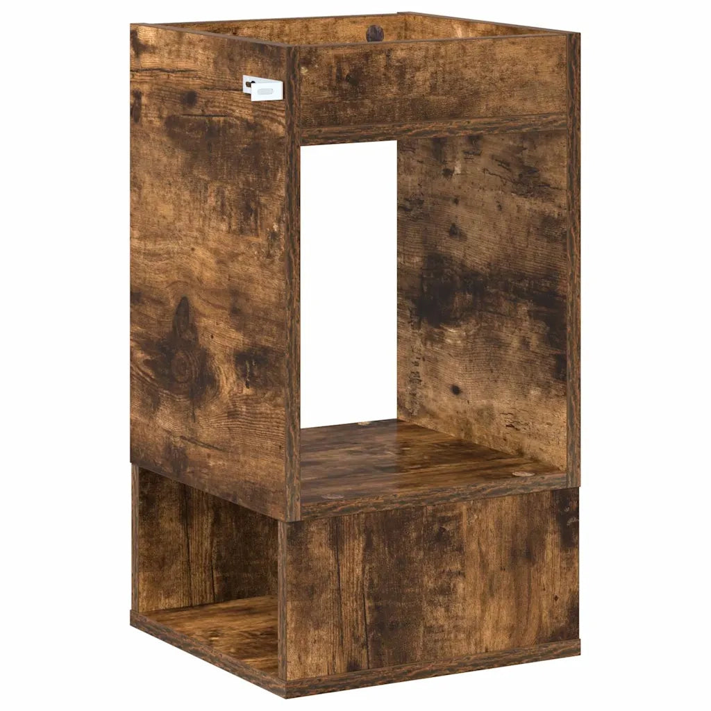 Tavolino Rovere fumé 30 x 30 x 56 cm Legno ingegnerizzato 890936