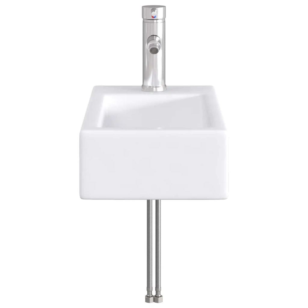 Lavabo da bagno Cromato 45,5 x 25,5 x 13 cm Metallo